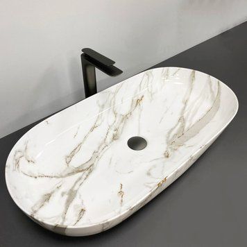 Умивальник (раковина) VBI ANDRIA M AIAX GLOSSY накладний VBI-011702 VBI-011702 фото