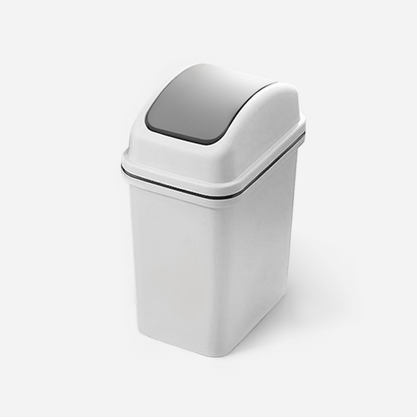 Мусорное ведро с крышкой МВМ BIN-12 15L GRAY BIN-12 15L фото