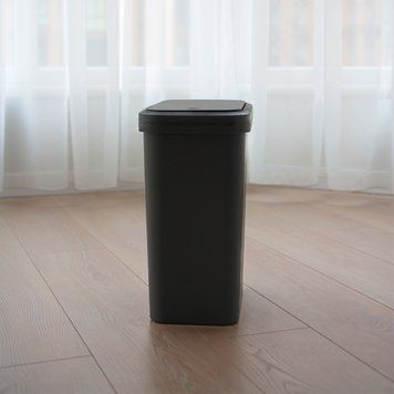 Відро для сміття з кришкою МВМ BIN-04 15L ANTHRACITE BIN-04 15L фото