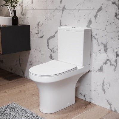 Унитаз-компакт AM.PM Tender безободковый FlashClean, с сиденьем микролифт C45A8800SC C45A8800SC фото