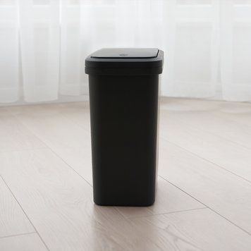 Відро для сміття з кришкою МВМ BIN-04 10L ANTHRACITE BIN-04 10L фото