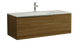Тумба MARSAN CHESTER WOOD 800 Вариант 10 + Раковина акриловый камень КВАДРО 800 белый глянец CHESTERWOOD-TU800-V10 фото 1