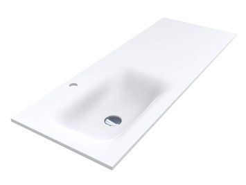 Умывальник над стиральной машиной JESSEL L 12,4*120*45 Mirasoft Белый 0001588 15693 фото