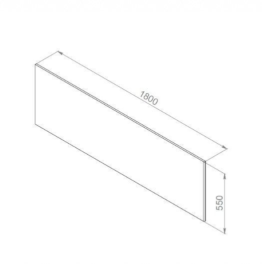 Панель фронтальная для ванны, 180х80 см AM.PM W52A-180-080W-P Inspire 2.0 W52A-180-080W-P фото
