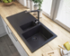 Смеситель для кухни GRANITAN LINEA BLACK CHROME * LINEA-BL фото 5