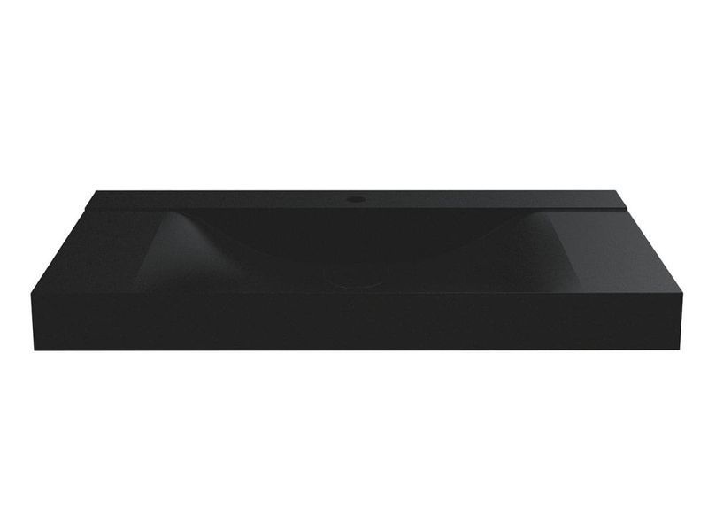 Умывальник подвесной FLY 14*100*48 Черный 8813463 17338 фото