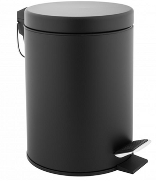 Корзина для мусора YOKA LABI BLACK 3л. для ванной комнаты CH.LABI-BLK фото