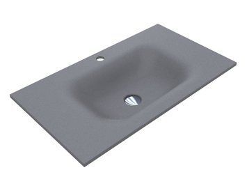 Умывальник на тумбу JESSEL 12,4*80*45 Серый 0001467 15690 фото