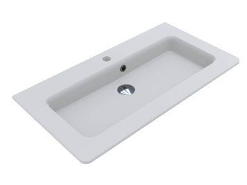 Умывальник подвесной ROSTRIKS TRES 11,3*80*42 Mirasoft Белый 0001585 15697 фото