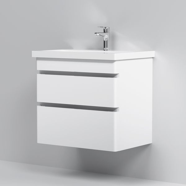 Тумба с раковиной, подвесная, 60 см AM.PM M93A-FHX0602-WC0602WG38 Hit M93A-FHX0602-WC0602WG38 фото