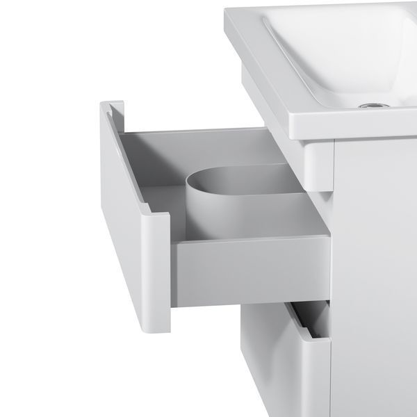 Тумба с раковиной, подвесная, 60 см AM.PM M93A-FHX0602-WC0602WG38 Hit M93A-FHX0602-WC0602WG38 фото