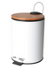 Кошик для сміття YOKA VINI WHITE BAMBOO 3л. для ванної кімнати CH.VINI-WHT CH.VINI-WHT фото 1