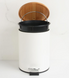 Кошик для сміття YOKA VINI WHITE BAMBOO 3л. для ванної кімнати CH.VINI-WHT CH.VINI-WHT фото 4