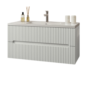 Тумба MARSAN MODESTE NEW 1200 Варіант №1 Деко 3 без умивальника MODESTE-NEW-D3-T1200 фото