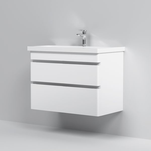 Тумба с раковиной, подвесная, 75 см AM.PM M93A-FHX0752-WC0752WG38 Hit M93A-FHX0752-WC0752WG38 фото
