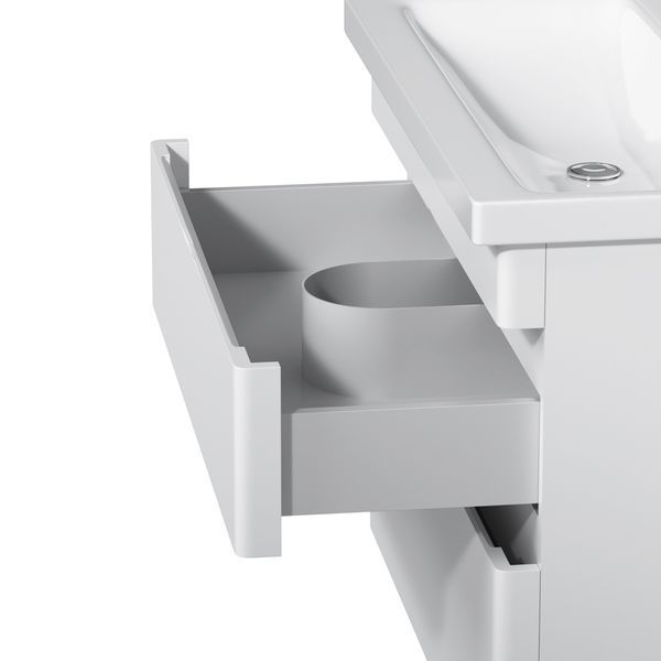 Тумба с раковиной, подвесная, 75 см AM.PM M93A-FHX0752-WC0752WG38 Hit M93A-FHX0752-WC0752WG38 фото