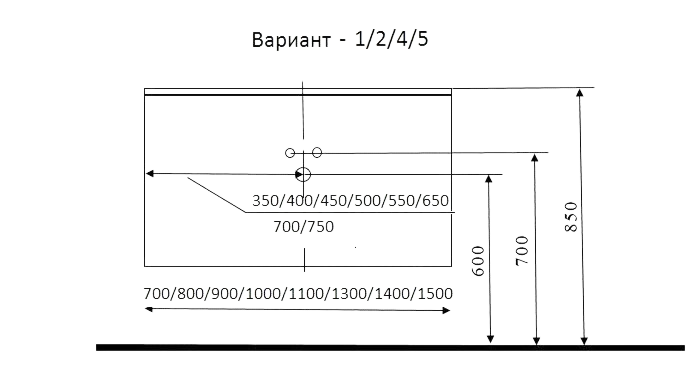 Тумба MARSAN MARTIN NEW 1500 Варіант №2 без умивальника/без стільниці MARTIN-NEW-V2-T1500 фото