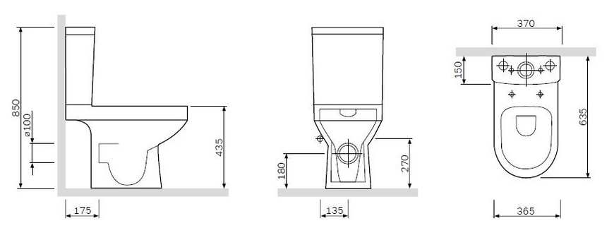 Унитаз-компакт AM.PM Spirit 2.0 безободковый FlashClean с сиденьем микролифт C708600SC C708600SC фото