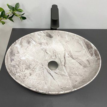 Умывальник (раковина) VBI LIVORNO STONE MATT накладной VBI-012611 фото