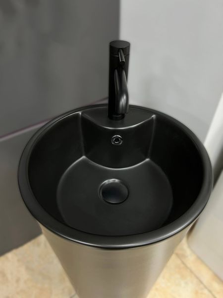 Умивальник (раковина) VBI BOLONIA BLACK MATT підлоговий VBI-019003 VBI-019003 фото
