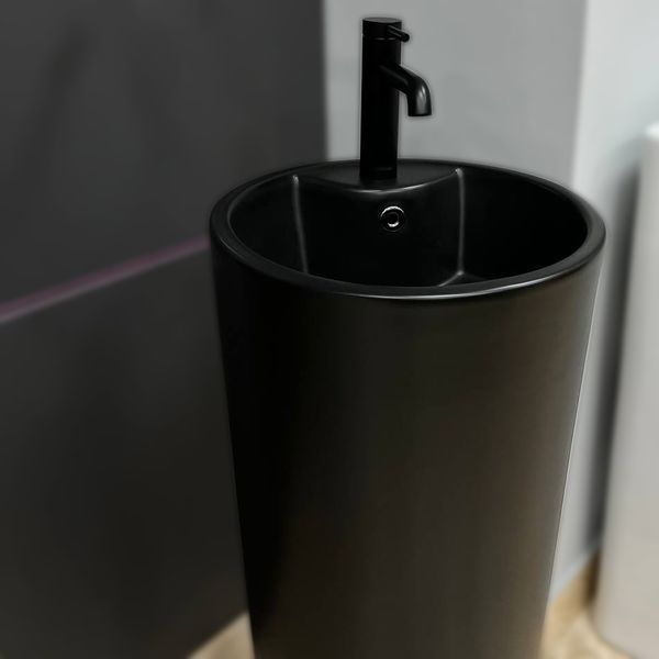 Умивальник (раковина) VBI BOLONIA BLACK MATT підлоговий VBI-019003 VBI-019003 фото