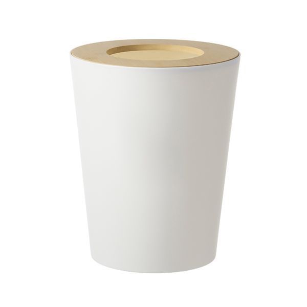 Відро для сміття SCANDINAVIA МВМ BIN-20 9L WHITE/WOOD BIN-20 9L фото