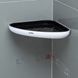 Полка угловая клеящаяся МВМ BP-26 WHITE/BLACK BP-26 фото 6